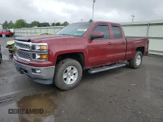 2015 Chevrolet Silverado 1500 LT with VIN 1GCVKREC4FZ301432, listed as a Copart auction lot 57184285 with 186,534 mi miles and Clean Title. Bid and sale history available at DreamBid. Image 1.