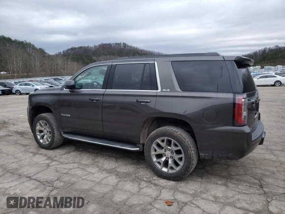 2019 GMC Yukon SLE with VIN 1GKS2AKC6KR140010, listed as a Copart auction lot 81692174 with 155,763 mi miles and Salvage Title. Bid and sale history available at carsss.com. Image 2.