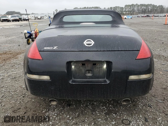 2005 Nissan 350Z Touring with VIN JN1AZ36A15M750103, listed as a Copart auction lot 44375825 with 184,550 mi miles and Salvage title. Bid and sale history available at DreamBid. Image 6.