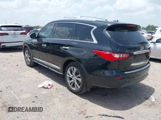 2014 Infiniti QX60 with VIN 5N1AL0MN9EC515324, listed as a IAAI auction lot 42637133 with 123,452 mi miles and . Bid and sale history available at DreamBid. Image 3.