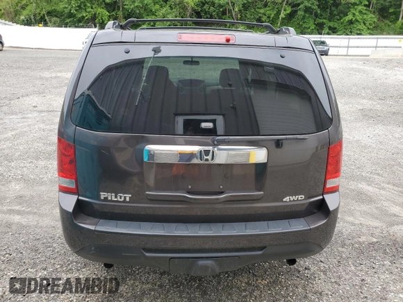 2012 Honda Pilot LX with VIN 5FNYF4H25CB010625, listed as a Copart auction lot 57208515 with 81,617 mi miles and Salvage title. Bid and sale history available at DreamBid. Image 6.