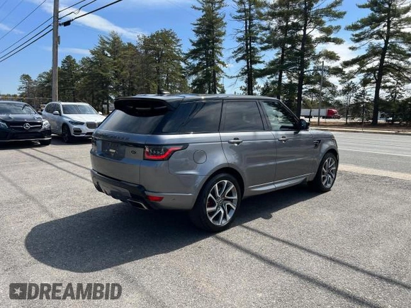 2021 Land Rover Range Rover Sport HSE Dynamic with VIN SALWR2SE7MA770385, listed as a Copart auction lot 61390005 with 128,420 mi miles and Clean title. Bid and sale history available at DreamBid. Image 4.