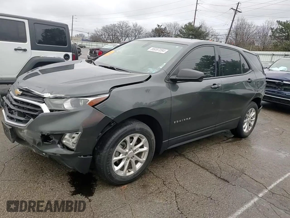2019 Chevrolet Equinox LS z VIN 3GNAXHEV4KS636331, wystawiony jako Copart lot #86087094 z przebiegiem 109 875 mil mil oraz Szkoda całkowita • Salvage title. Historia ofert i sprzedaży dostępna na DreamBid. Obrazek 12.