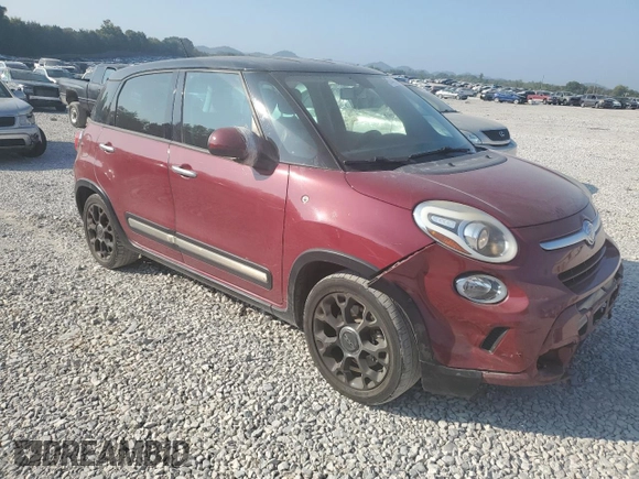 2015 FIAT 500L Urbana Trekking with VIN ZFBCFADH5FZ032273, listed as a Copart auction lot 67446984 with 107,860 mi miles and Salvage Title. Bid and sale history available at carsss.com. Image 4.