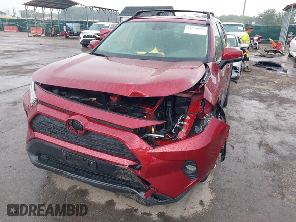 2019 Toyota RAV4 XLE with VIN JTMP1RFV6KD506382, listed as a IAAI auction lot 42578602 with 46,223 mi miles and . Bid and sale history available at DreamBid. Image 6.
