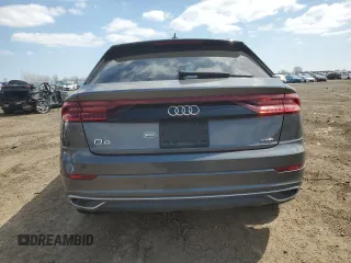 2019 Audi Q8 Premium Plus with VIN WA1BVAF14KD009032, listed as a Copart auction lot 52612715 with Not provided miles and Salvage title. Bid and sale history available at DreamBid. Image 6.