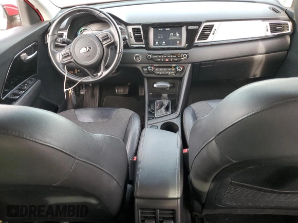 2017 Kia Niro Touring Launch Edition with VIN KNDCC3LC4H5060261, listed as a Copart auction lot 51481324 with 57,493 mi miles and Salvage Title. Bid and sale history available at carsss.com. Image 8.