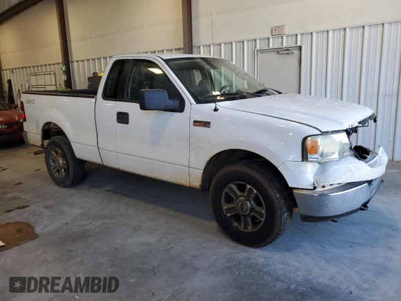 2005 Ford F-150 XL with VIN 1FTRF14535NB85138, listed as a Copart auction lot 49508915 with 224,077 mi miles and Salvage title. Bid and sale history available at DreamBid. Image 4.