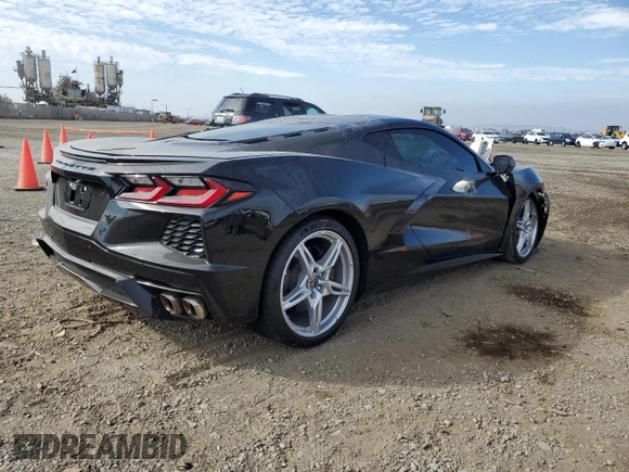 2021 Chevrolet Corvette 1LT with VIN 1G1YA2D48M5109333, listed as a Copart auction lot 63308583 with 9,963 mi miles. Bid and sale history available at carsss.com. Image 3.
