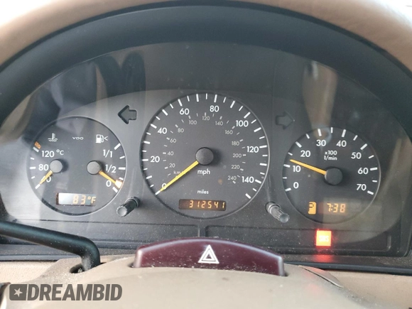 2002 Mercedes-Benz M-Class with VIN 4JGAB54E72A300774, listed as a Copart auction lot 75990134 with 312,541 mi miles and Salvage Title. Bid and sale history available at carsss.com. Image 9.