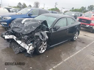 2009 Lexus IS 250 with VIN JTHBK262395089231, listed as a IAAI auction lot 41915561 with 276,285 mi miles. Bid and sale history available at carsss.com. Image 2.