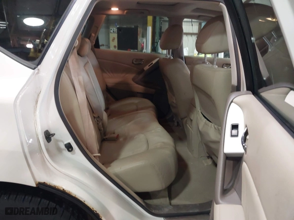 2010 Nissan Murano LE with VIN JN8AZ1MWXAW116176, listed as a IAAI auction lot 41848071 with 163,446 mi miles. Bid and sale history available at carsss.com. Image 8.