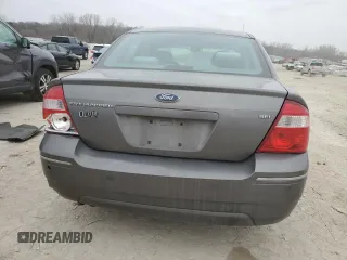 2005 Ford Five Hundred SEL with VIN 1FAHP24185G205163, listed as a Copart auction lot 44597855 with 195,566 mi miles and Salvage Title. Bid and sale history available at carsss.com. Image 6.