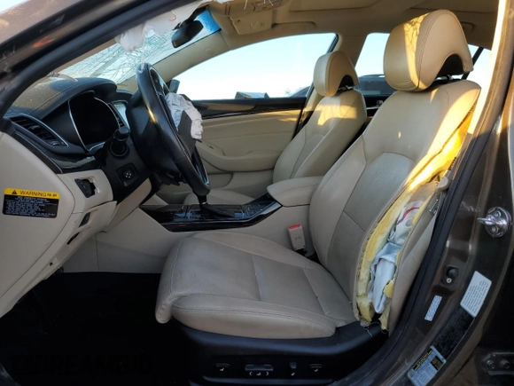 2014 Kia Cadenza Premium with VIN KNALN4D75E5129937, listed as a Copart auction lot 76095514 with 66,042 mi miles and Salvage Title. Bid and sale history available at carsss.com. Image 7.
