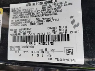 2013 Lincoln MKZ Hybrid z VIN 3LN6L2LU8DR821781, wystawiony jako IAAI lot #41892507 z przebiegiem 95 600 mil mil oraz . Historia ofert i sprzedaży dostępna na DreamBid. Obrazek 9.