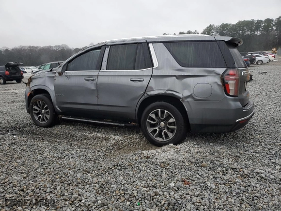 2021 Chevrolet Tahoe LT with VIN 1GNSCNKD1MR156490, listed as a Copart auction lot 42393605 with 134,700 mi miles and Salvage Title. Bid and sale history available at carsss.com. Image 2.