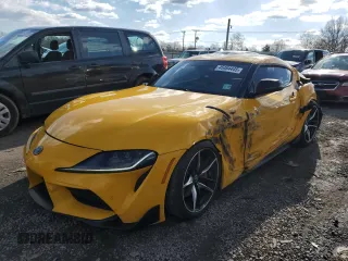 2022 Toyota Supra 3.0 с VIN WZ1DB0C03NW052820, выставлен на аукционе Copart как лот 45464445 с пробегом 36 293 миль миль и Списание • Salvage title. История ставок и продаж доступна на DreamBid. Изображение 1.