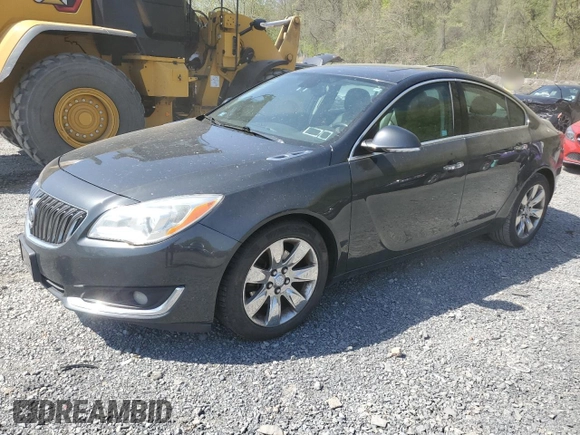 2014 Buick Regal Premium I with VIN 2G4GN5EX7E9263999, listed as a Copart auction lot 54974235 with 172,590 mi miles and Clean Title. Bid and sale history available at carsss.com. Image 1.