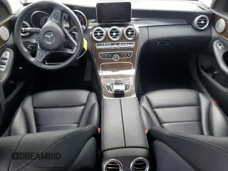 2015 Mercedes-Benz C 300 Luxury with VIN 55SWF4KB6FU013567, listed as a Copart auction lot 60647355 with 61,943 mi miles and Salvage title. Bid and sale history available at DreamBid. Image 8.