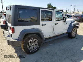 2015 Jeep Wrangler Unlimited Rubicon with VIN 1C4BJWFG6FL585283, listed as a Copart auction lot 48793015 with 0 mi miles and Salvage Title. Bid and sale history available at carsss.com. Image 3.