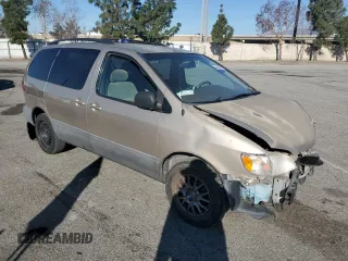 2002 Toyota Sienna CE with VIN 4T3ZF19C72U491366, listed as a Copart auction lot 50246145 with 130,795 mi miles and Salvage Title. Bid and sale history available at carsss.com. Image 4.