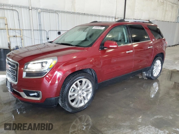 2015 GMC Acadia SLT with VIN 1GKKVRKD1FJ345253, listed as a Copart auction lot 49494095 with 75,159 mi miles and Salvage Title. Bid and sale history available at carsss.com. Image 1.