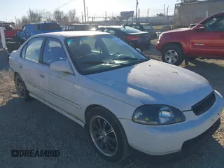 1997 Honda Civic LX with VIN 1HGEJ6571VL028196, listed as a IAAI auction lot 41429128 with 398,114 mi miles. Bid and sale history available at carsss.com. Image 1.