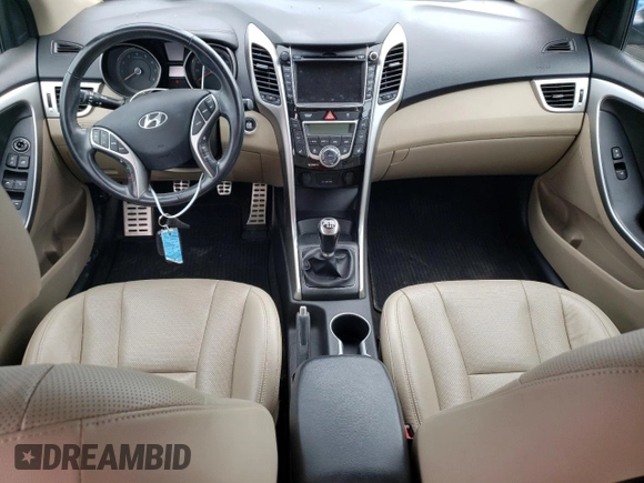 2014 Hyundai Elantra with VIN KMHD35LH6EU177865, listed as a Copart auction lot 56762623 with 67,343 mi miles and Salvage title. Bid and sale history available at DreamBid. Image 8.