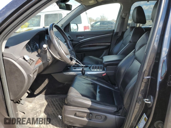 2016 Acura MDX w/Advance with VIN 5FRYD4H99GB017116, listed as a Copart auction lot 47207205 with 127,226 mi miles and Salvage Title. Bid and sale history available at carsss.com. Image 7.