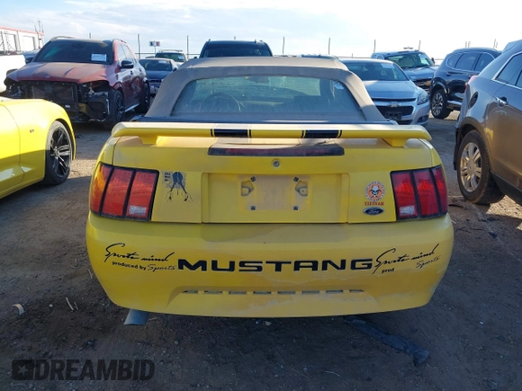 2004 Ford Mustang Deluxe with VIN 1FAFP44684F185726, listed as a IAAI auction lot 41291274 with 170,902 mi miles. Bid and sale history available at carsss.com. Image 16.
