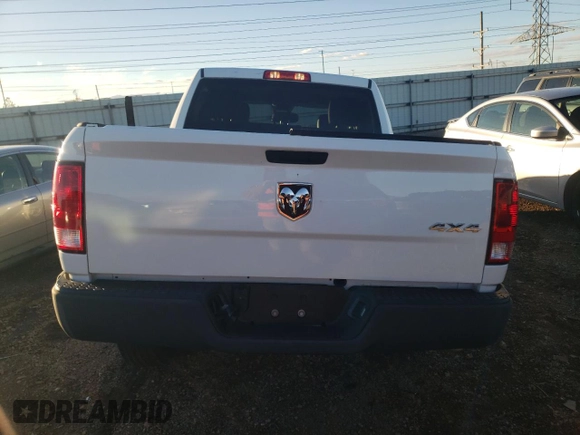2023 Ram 1500 Tradesman with VIN 3C6RR7KG7PG555086, listed as a Copart auction lot 79924014 with 35,476 mi miles and Salvage title. Bid and sale history available at DreamBid. Image 6.