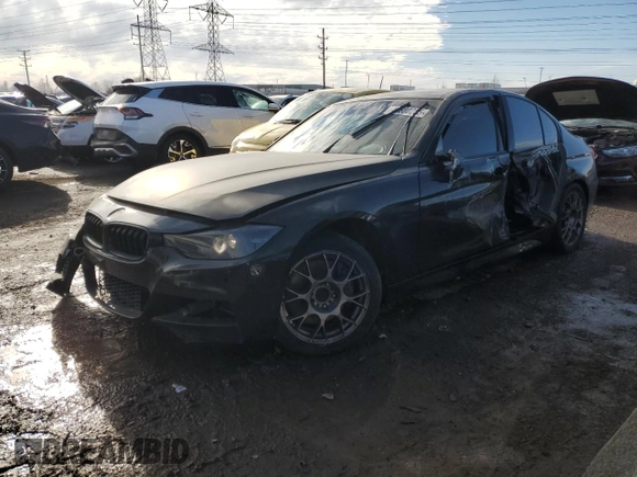 2014 BMW 3 Series 335i with VIN WBA3A9G51ENS65503, listed as a Copart auction lot 43680255 with 83,685 mi miles and Salvage Title. Bid and sale history available at carsss.com. Image 1.