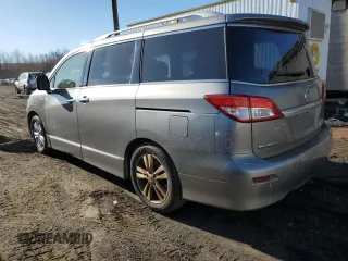 2012 Nissan Quest LE z VIN JN8AE2KP8C9046806, wystawiony jako Copart lot #50597845 z przebiegiem 148 153 mil mil oraz Szkoda całkowita • Salvage title. Historia ofert i sprzedaży dostępna na DreamBid. Obrazek 2.