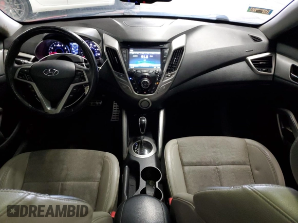 2013 Hyundai Veloster w/Black Int with VIN KMHTC6AD1DU130078, listed as a Copart auction lot 64763895 with 198,833 mi miles and Clean title. Bid and sale history available at DreamBid. Image 8.