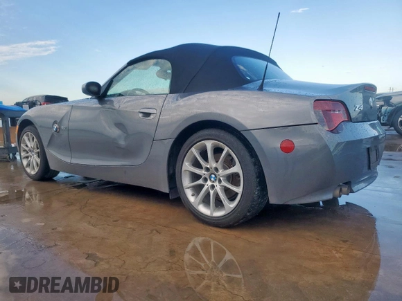2008 BMW Z4 3.0i with VIN 4USBU33568LW75460, listed as a Copart auction lot 53720855 with 188,105 mi miles and Salvage title. Bid and sale history available at DreamBid. Image 2.