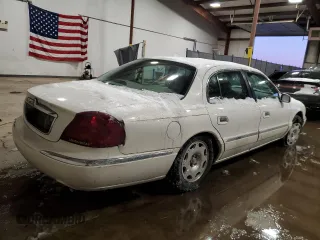 2002 Lincoln Continental with VIN 1LNHM97V82Y679836, listed as a Copart auction lot 89309585 with 96,773 mi miles and Salvage Title. Bid and sale history available at carsss.com. Image 3.