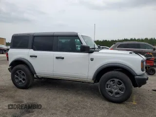2024 Ford Bronco Big Bend with VIN 1FMDE7BH1RLA78163, listed as a Copart auction lot 59555735 with 15,291 mi miles and Salvage title. Bid and sale history available at DreamBid. Image 4.