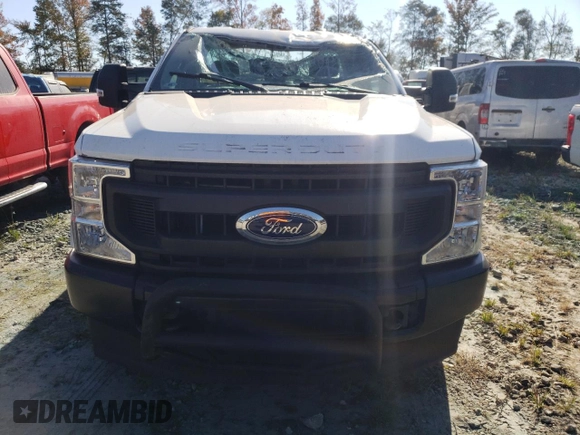 2020 Ford F-250 XL with VIN 1FTBF2B6XLEE98980, listed as a Copart auction lot 76969654 with 46,186 mi miles and Salvage title. Bid and sale history available at DreamBid. Image 5.