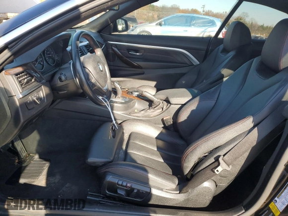 2015 BMW 4 Series 428i with VIN WBA3V7C56FP772739, listed as a Copart auction lot 82468624 with 50,320 mi miles and Salvage Title. Bid and sale history available at carsss.com. Image 7.