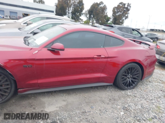 2019 Ford Mustang GT with VIN 1FA6P8CF8K5168730, listed as a IAAI auction lot 41847852 with 42,876 mi miles. Bid and sale history available at carsss.com. Image 15.