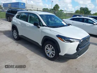 2024 Toyota Corolla Cross L with VIN 7MUAAAAG2RV078640, listed as a IAAI auction lot 42574447 with 17,858 mi miles and . Bid and sale history available at DreamBid. Image 1.
