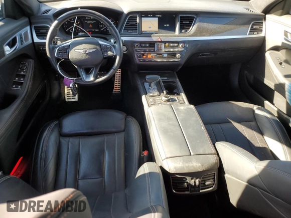 2020 Genesis G80 Sport with VIN KMTFN4JB0LU329802, listed as a Copart auction lot 87034094 with 35,562 mi miles and Salvage title. Bid and sale history available at DreamBid. Image 8.