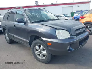 2005 Hyundai Santa Fe GLS with VIN KM8SC73D55U879756, listed as a IAAI auction lot 42622452 with 215,926 mi miles and . Bid and sale history available at DreamBid. Image 1.