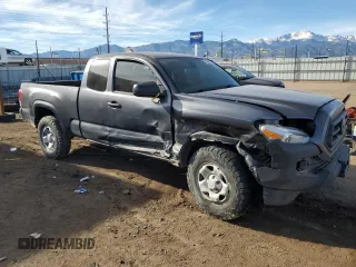 2021 Toyota Tacoma SR with VIN 3TYSX5EN1MT007634, listed as a Copart auction lot 81988814 with 104,002 mi miles and Salvage title. Bid and sale history available at DreamBid. Image 4.