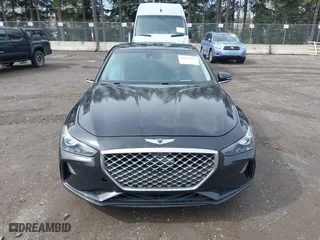 2020 Genesis G70 2.0T with VIN KMTG44LAXLU062079, listed as a IAAI auction lot 41913591 with 24,556 mi miles. Bid and sale history available at carsss.com. Image 12.