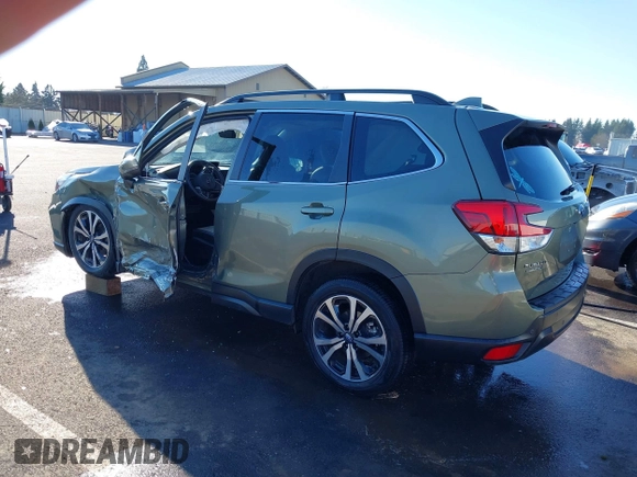 2021 Subaru Forester Limited with VIN JF2SKAUC9MH422211, listed as a IAAI auction lot 41398846 with 58,798 mi miles. Bid and sale history available at carsss.com. Image 3.