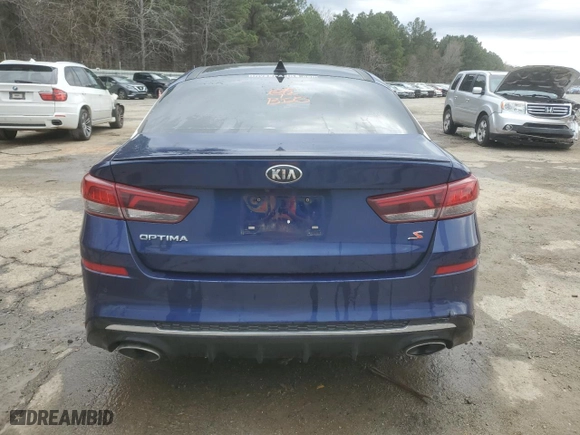 2019 Kia Optima S with VIN 5XXGT4L37KG317049, listed as a Copart auction lot 45524245 with 149,446 mi miles and Salvage Title. Bid and sale history available at carsss.com. Image 6.