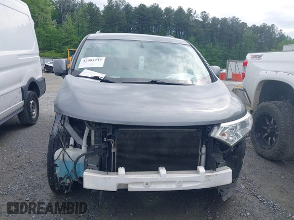 2017 Nissan Quest SV z VIN JN8AE2KP7H9165857, wystawiony jako IAAI lot #42083737 z przebiegiem 194 435 mil mil oraz . Historia ofert i sprzedaży dostępna na DreamBid. Obrazek 12.