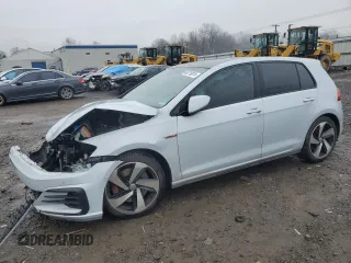 2018 Volkswagen Golf GTI S with VIN 3VW447AUXJM277279, listed as a Copart auction lot 48710874 with 48,106 mi miles. Bid and sale history available at carsss.com. Image 1.