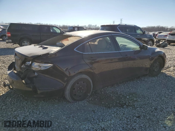 2011 Mazda Mazda6 i Sport with VIN 1YVHZ8BH9B5M22567, listed as a Copart auction lot 89324945 with 0 mi miles and Salvage Title. Bid and sale history available at carsss.com. Image 3.